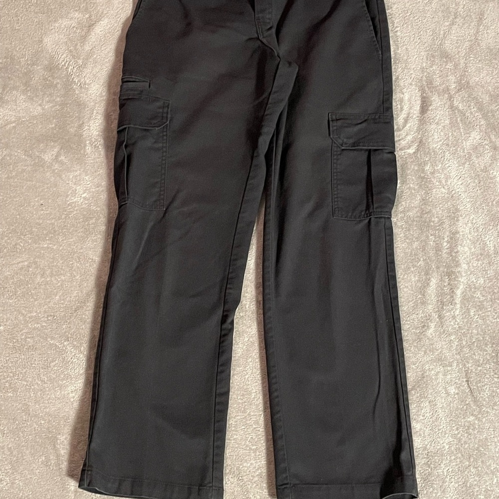 Dickies Black Cargo Pants Straight-Leg Utility